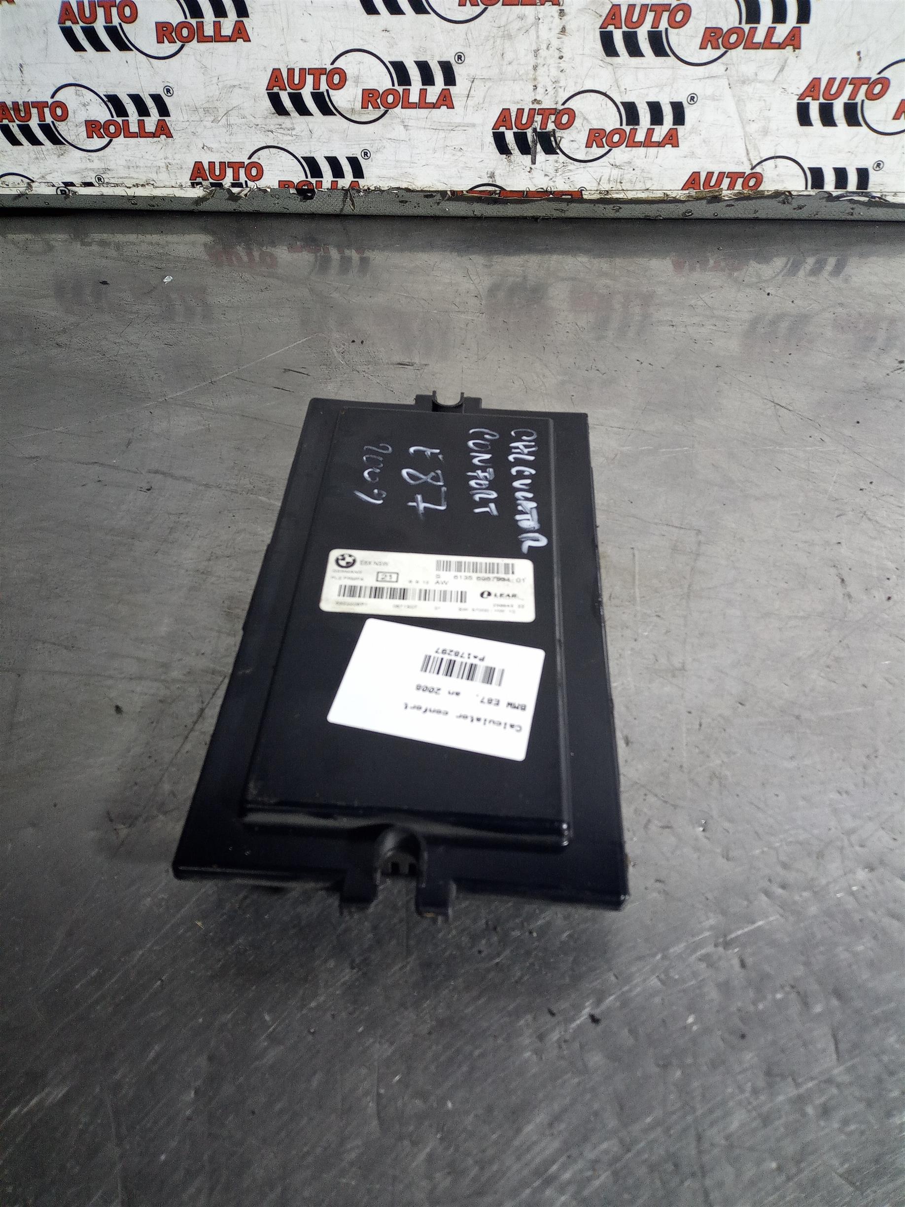 Calculator confort BMW E87,  an 2008