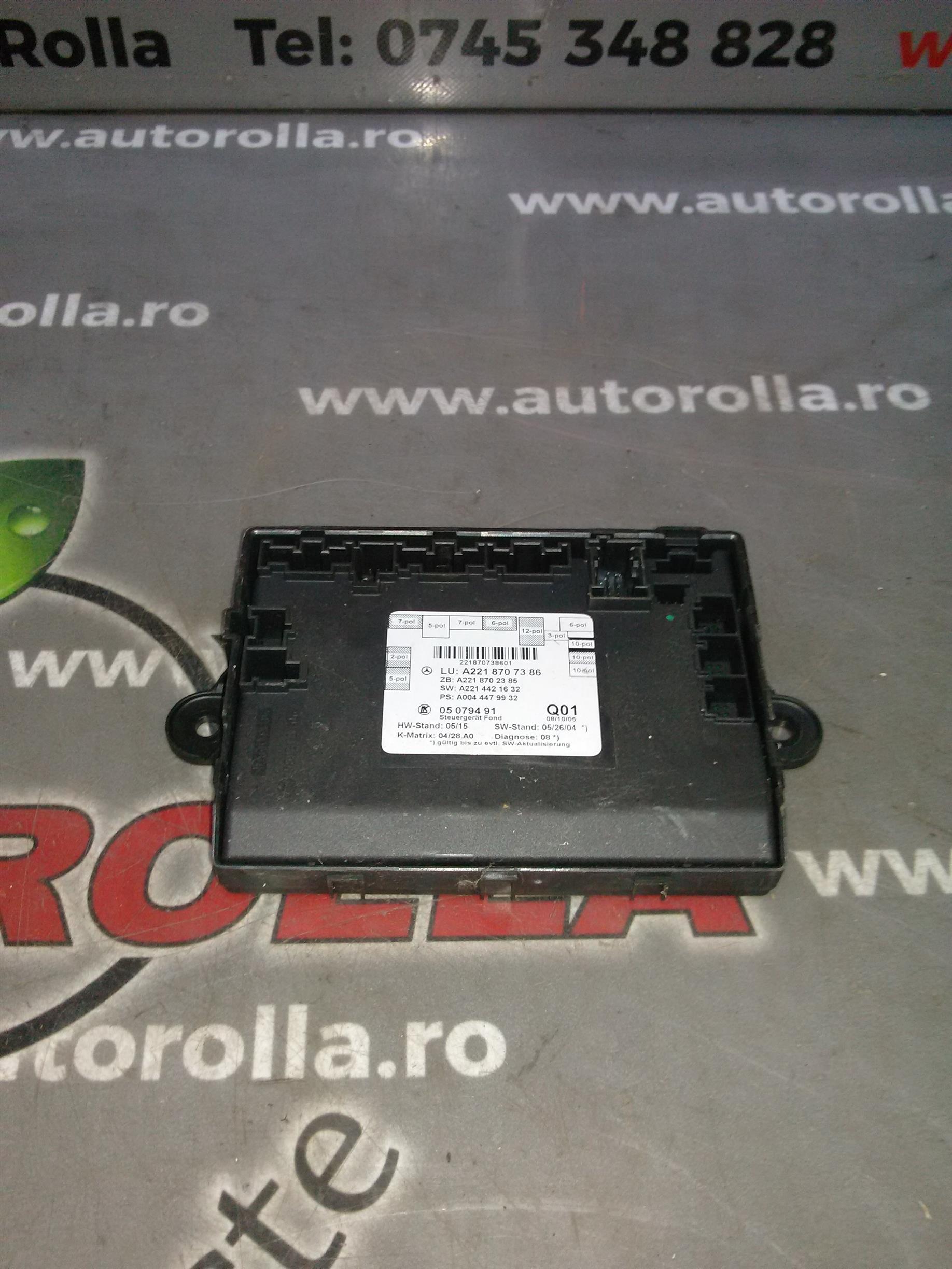 modul electric usa dreapta spate Mercedes Sclass W221