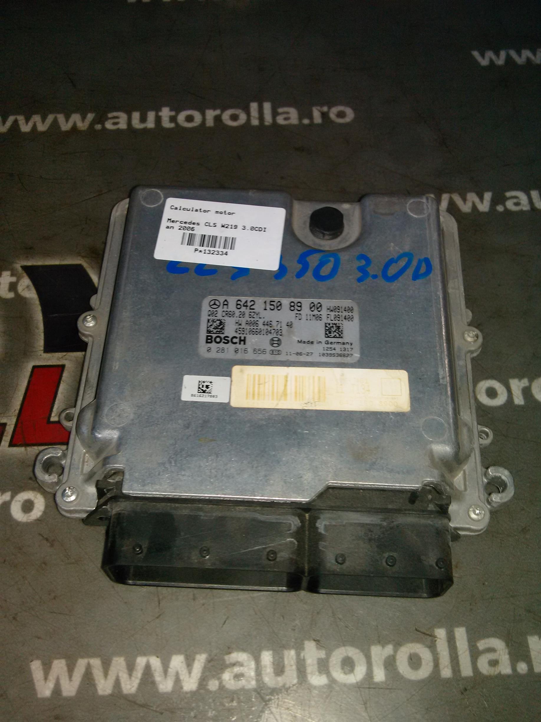 Calculator motor Mercedes CLS W219 3.0CDI an 2006