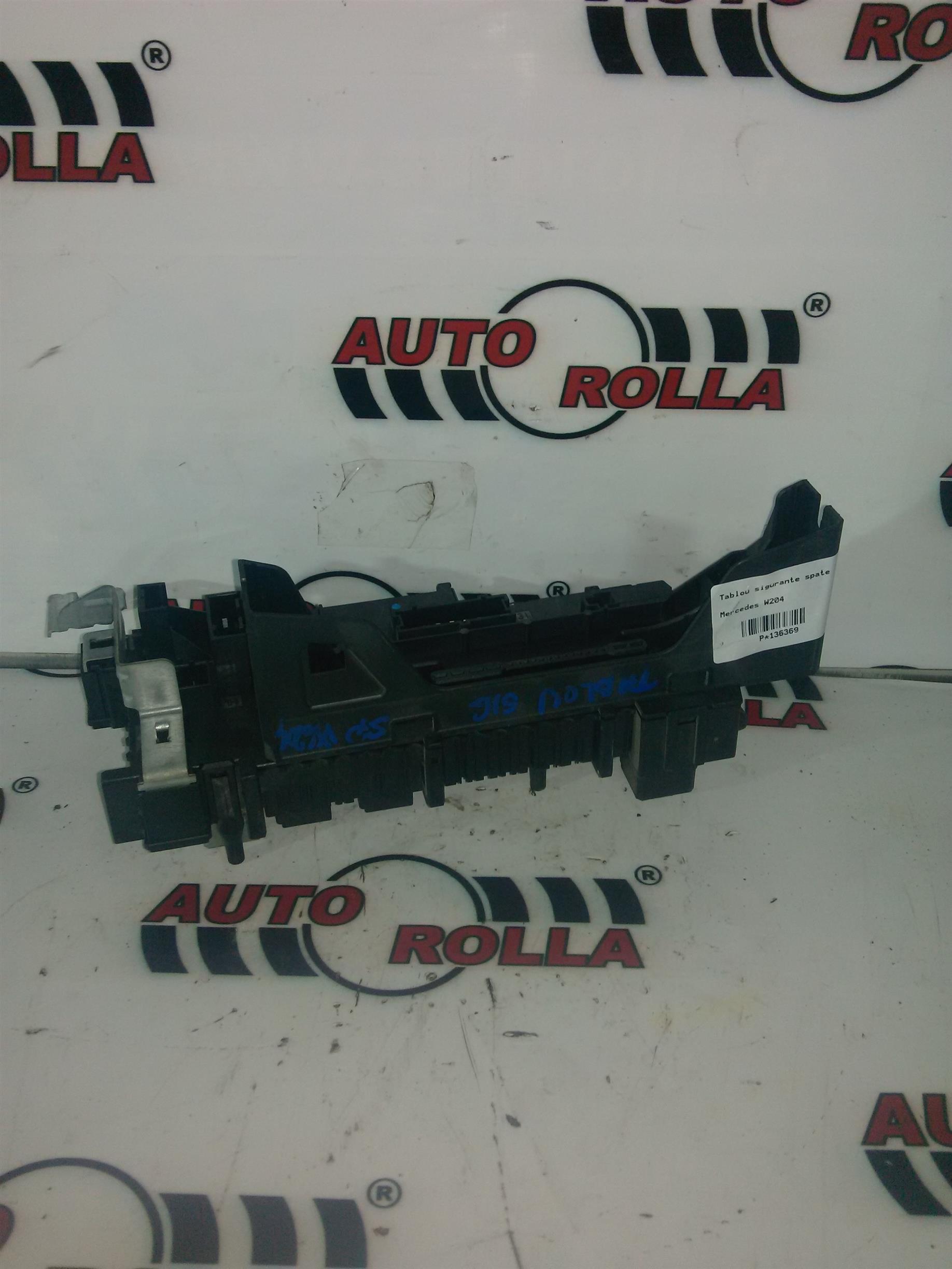 Tablou sigurante spate Mercedes W204