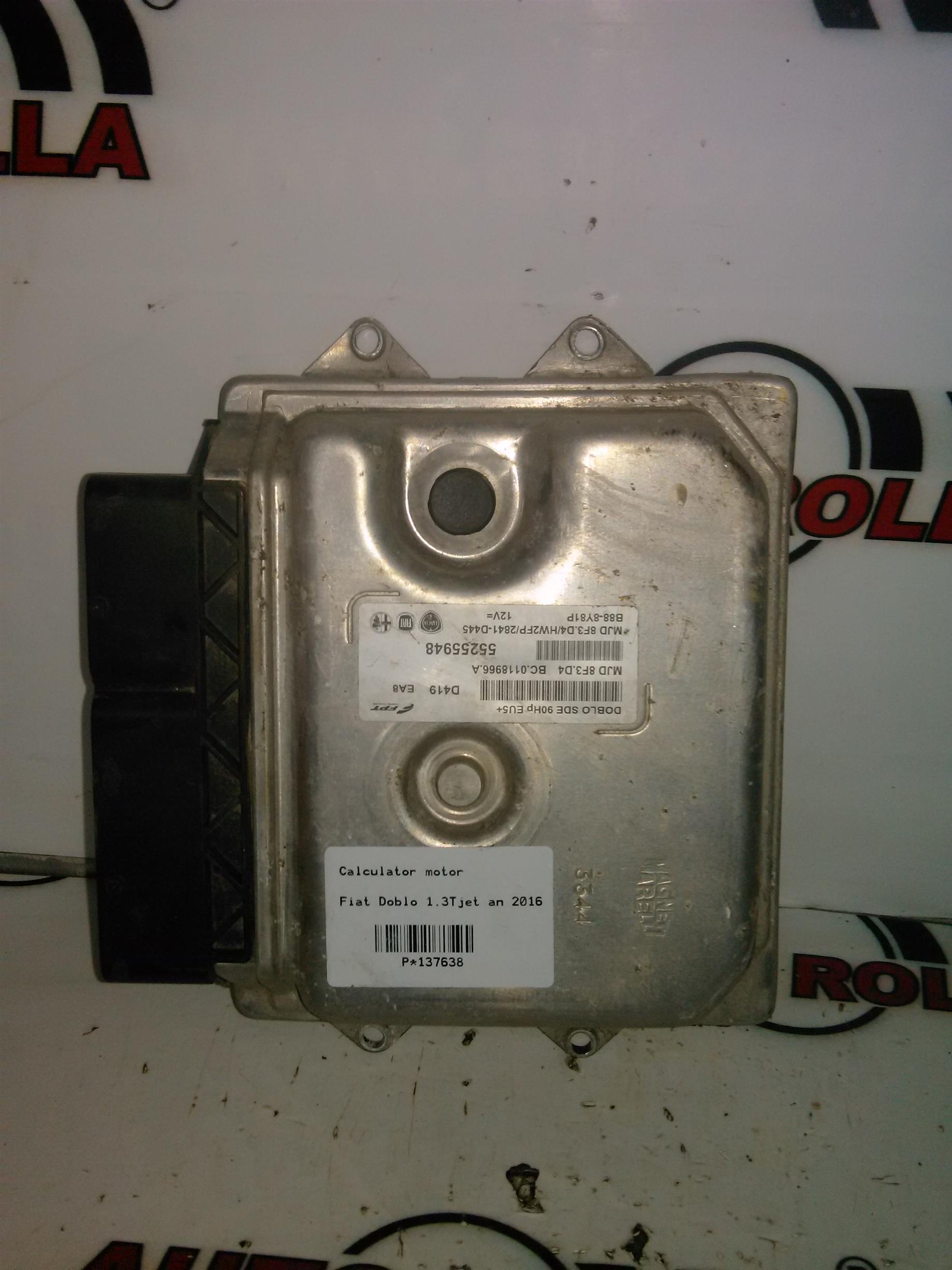 Calculator motor Fiat Doblo 1.3Tjet an 2016