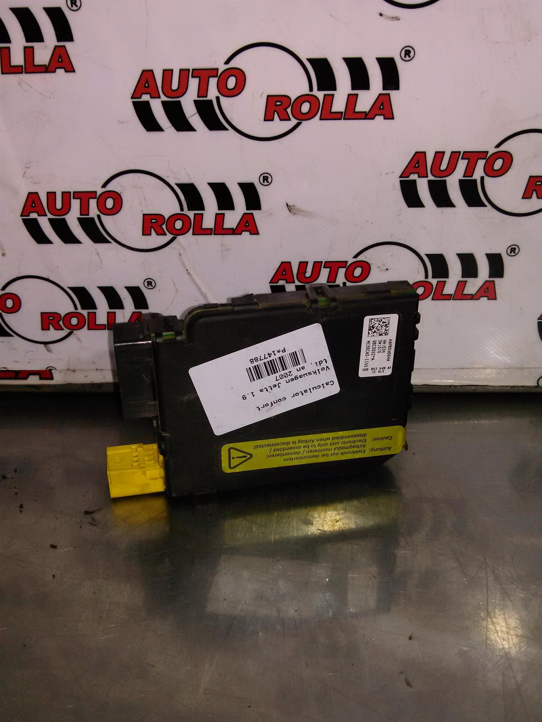 Calculator confort Volkswagen Jetta 1.9 tdi, an 2007