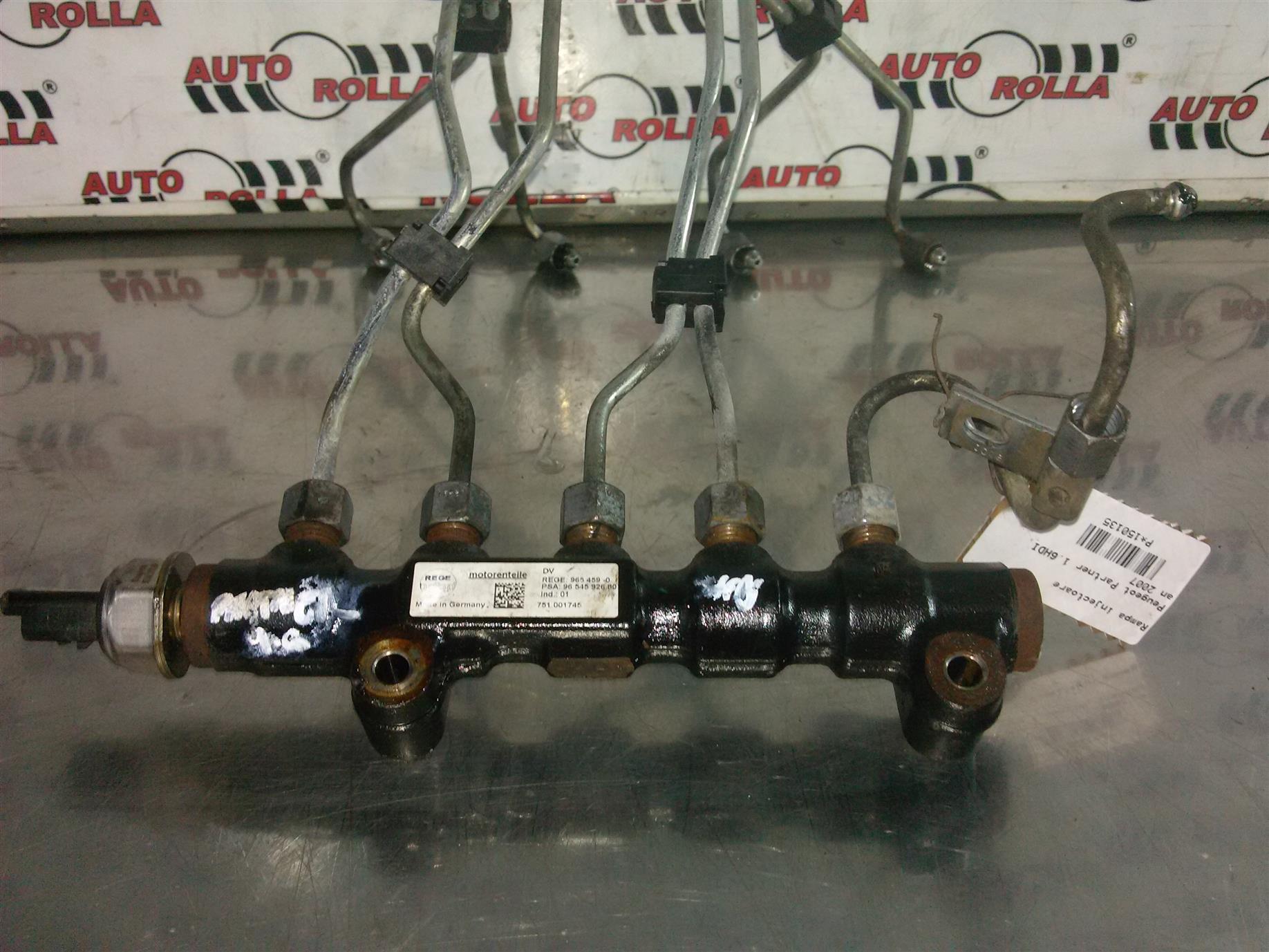 Rampa injectoare Peugeot Partner 1.6HDI, an 2007