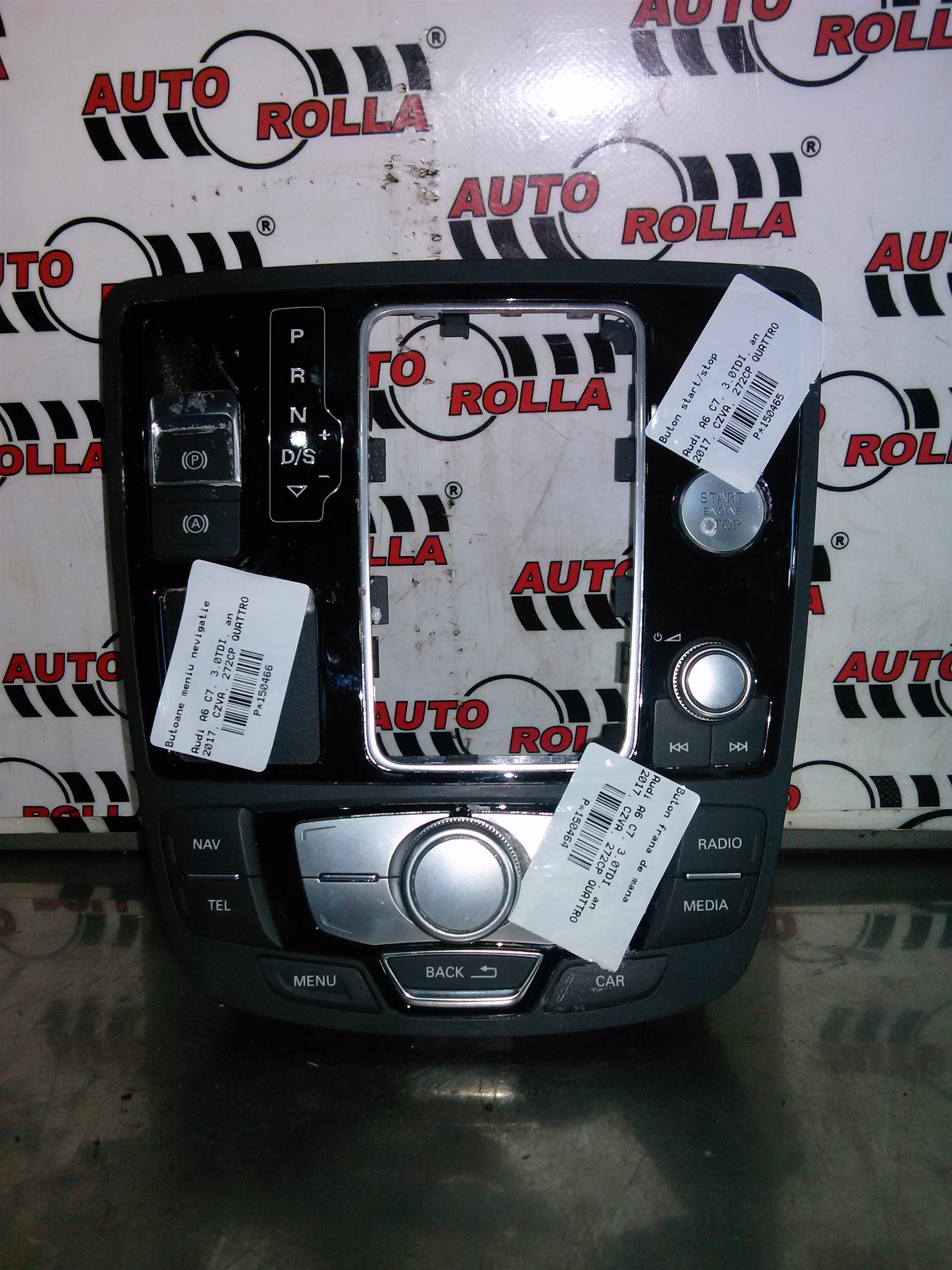 Buton start/stop Audi A6 C7, 3.0TDI, an 2017, CZVA, 272CP QUATTRO