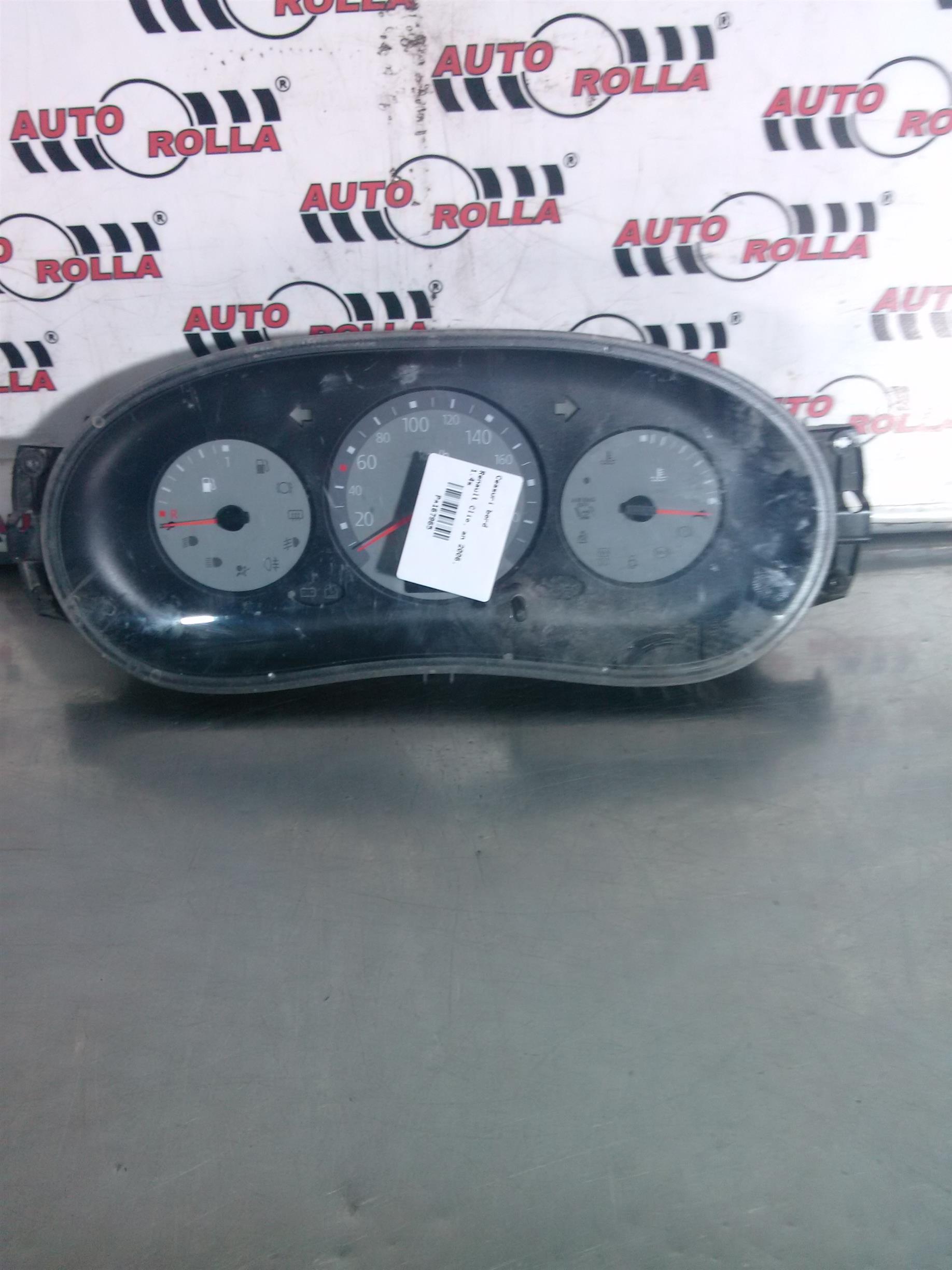 Ceasuri bord Renault Clio, an 2006, 1.4s