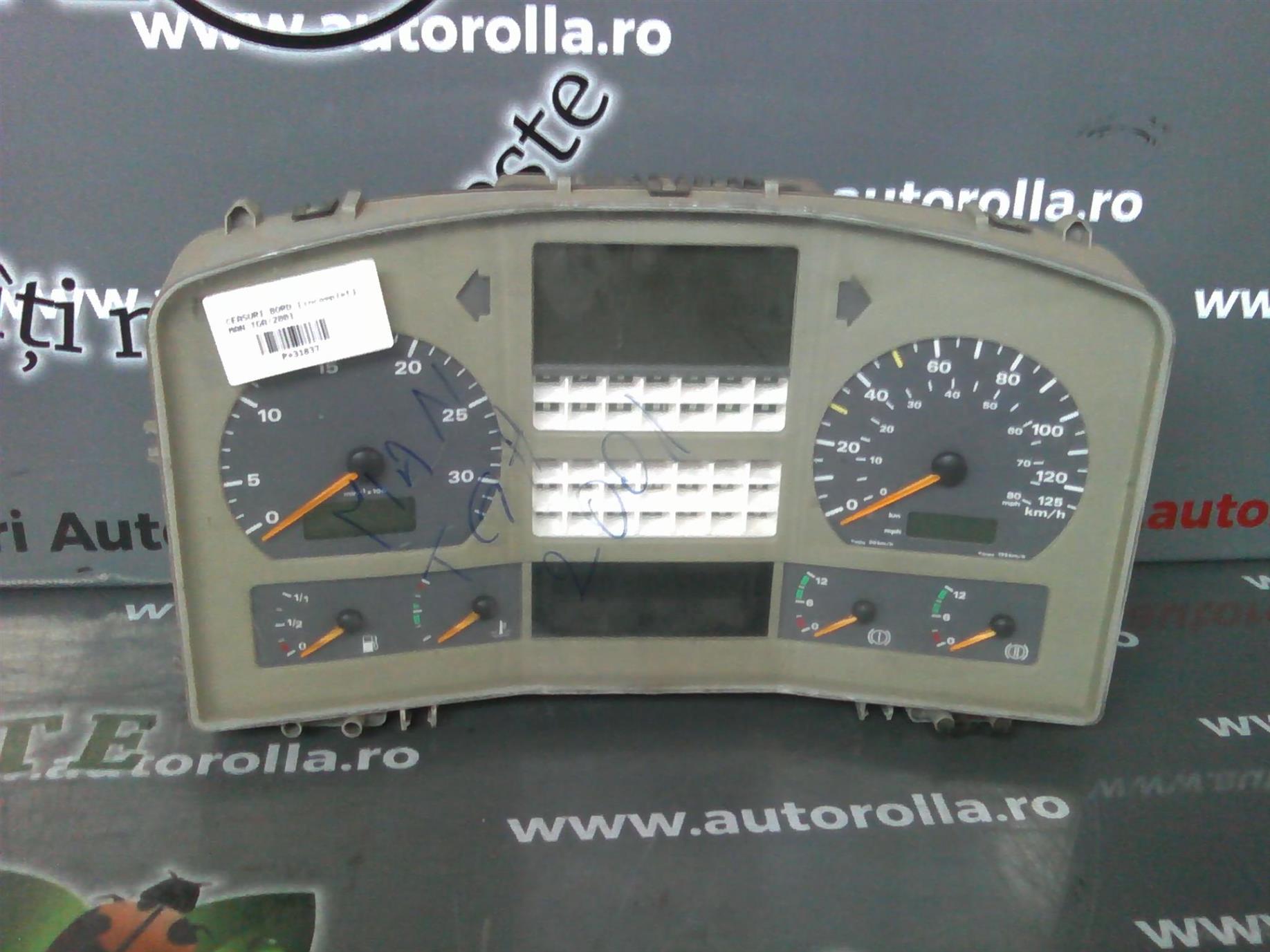 ceasuri bord incomplet MAN TGA, an 2001