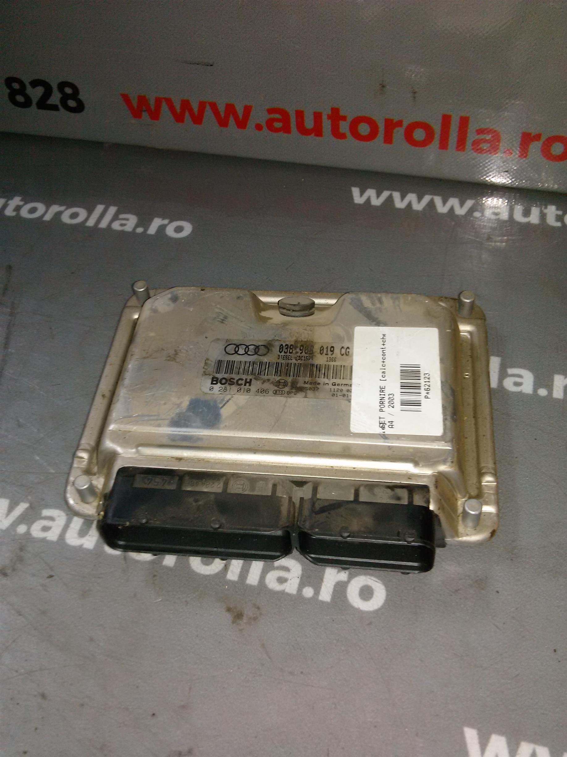 set pornire calc si cont si cheie Audi A4, an 2003