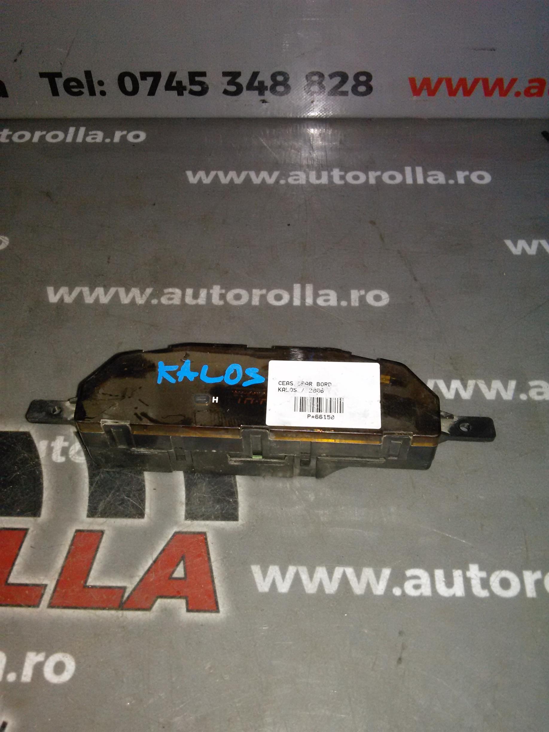 ceas orar bord Chevrolet Kalos, an 2006