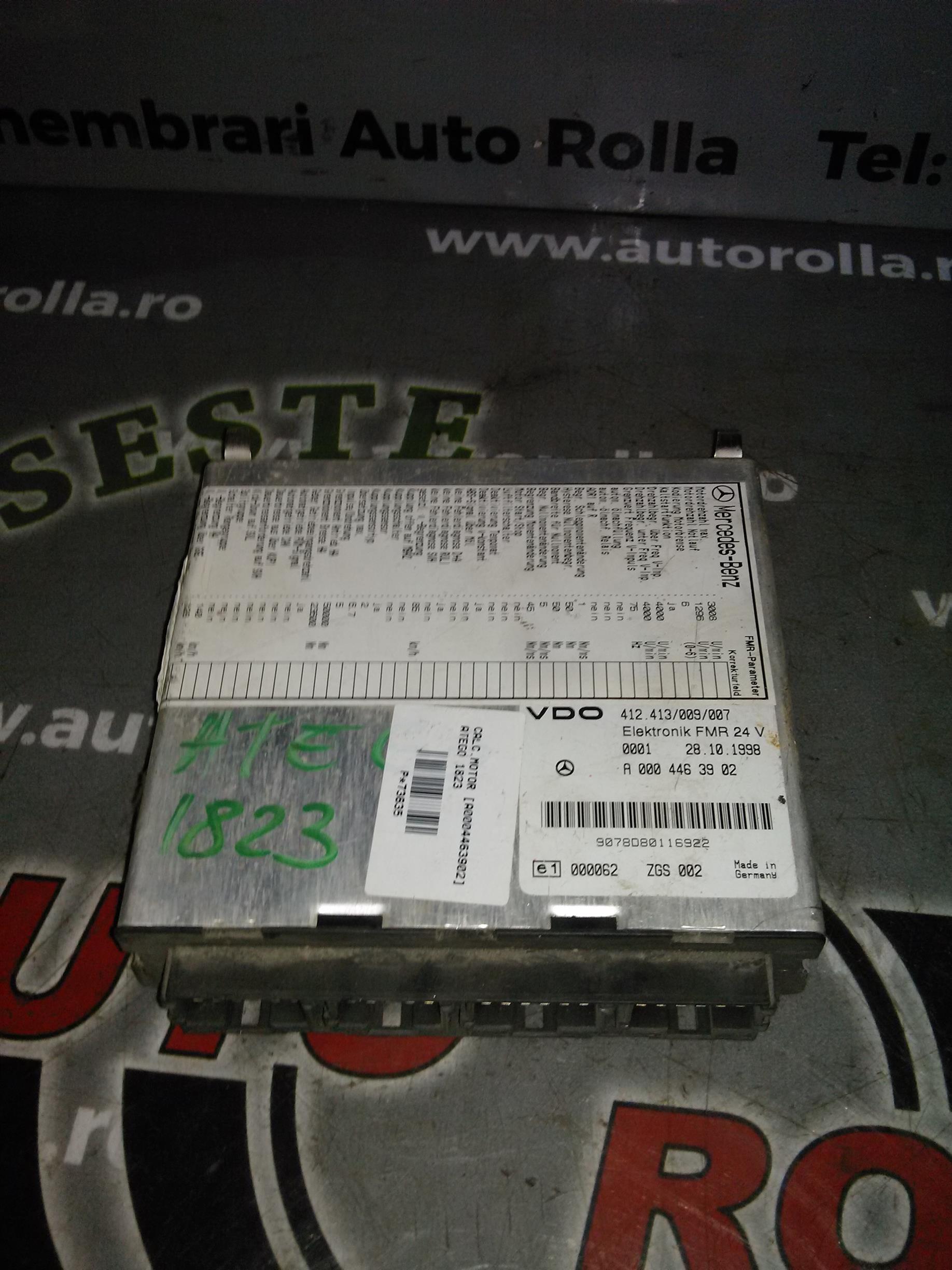 calculator motor a0004463902 Mercedes Atego  1823