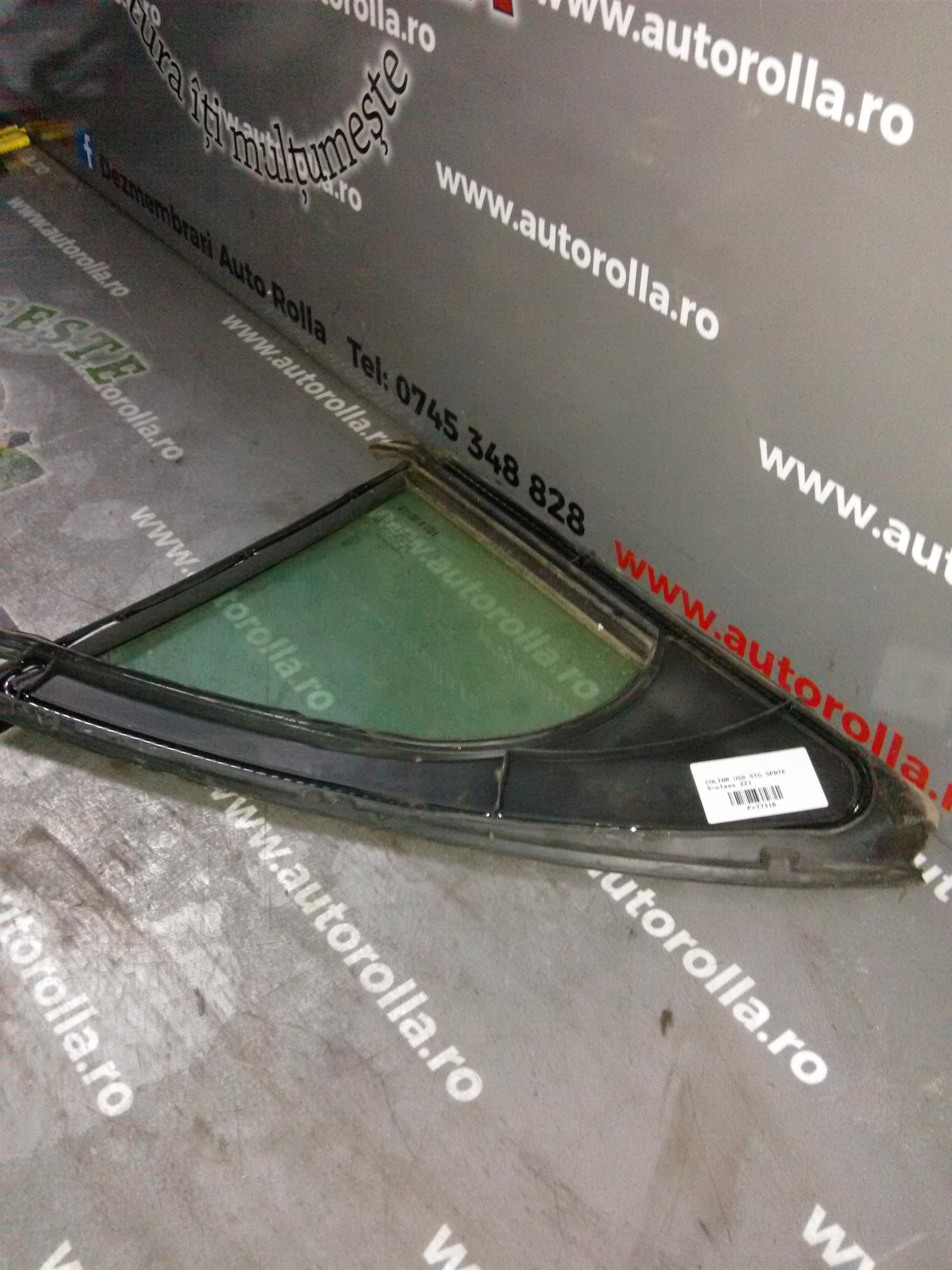 Geam coltar usa stanga spate Mercedes Sclass W221