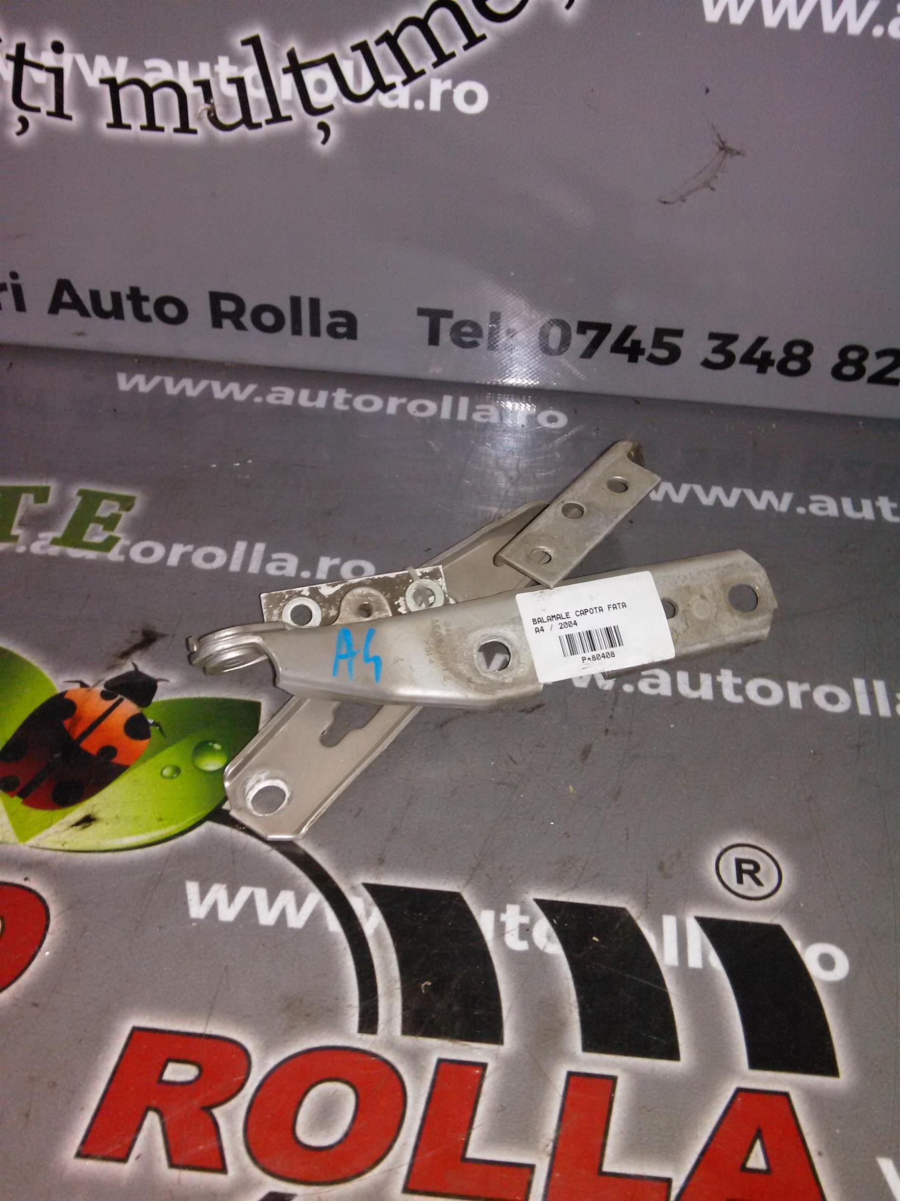 balamale capota fata Audi A4, an 2004