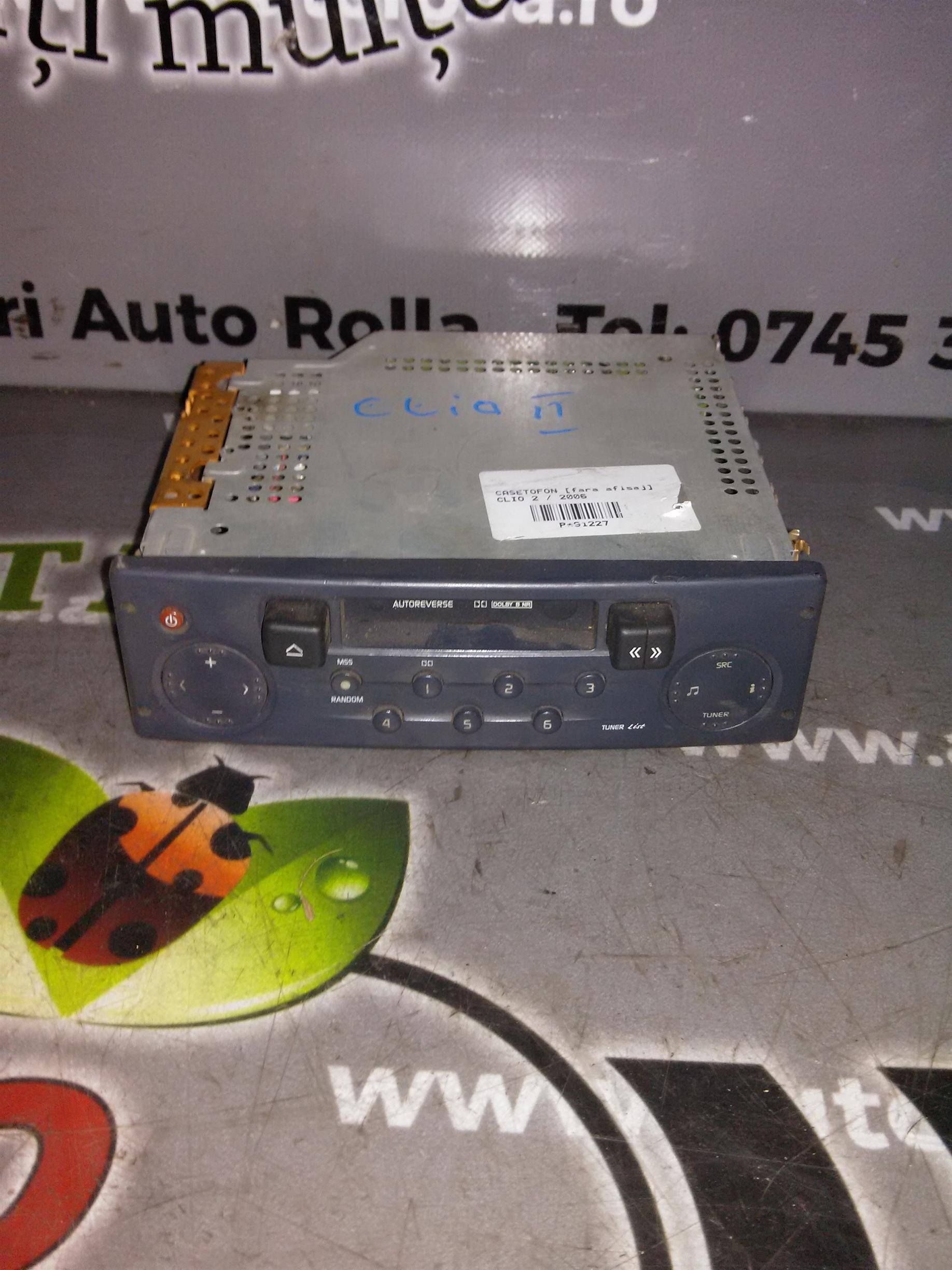 casetofon fara afisaj Renault Clio 2 an 2006