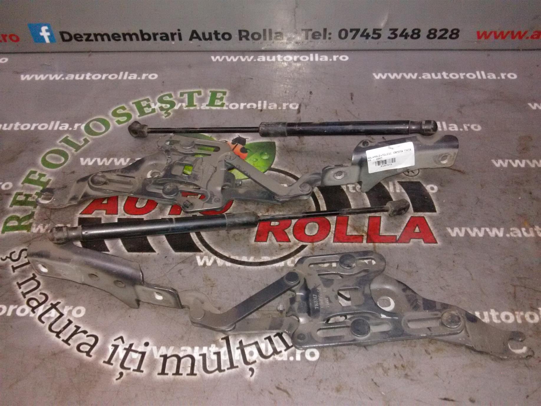 balamale si telescoape capota fata BMW X5 E70, an 2007